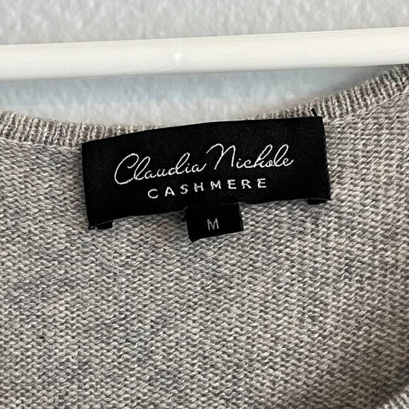 Claudia Nichole Cashmere Knit Sleeveless Hi-Low Sweater Racerback Ombre Medium - Picture 4 of 7